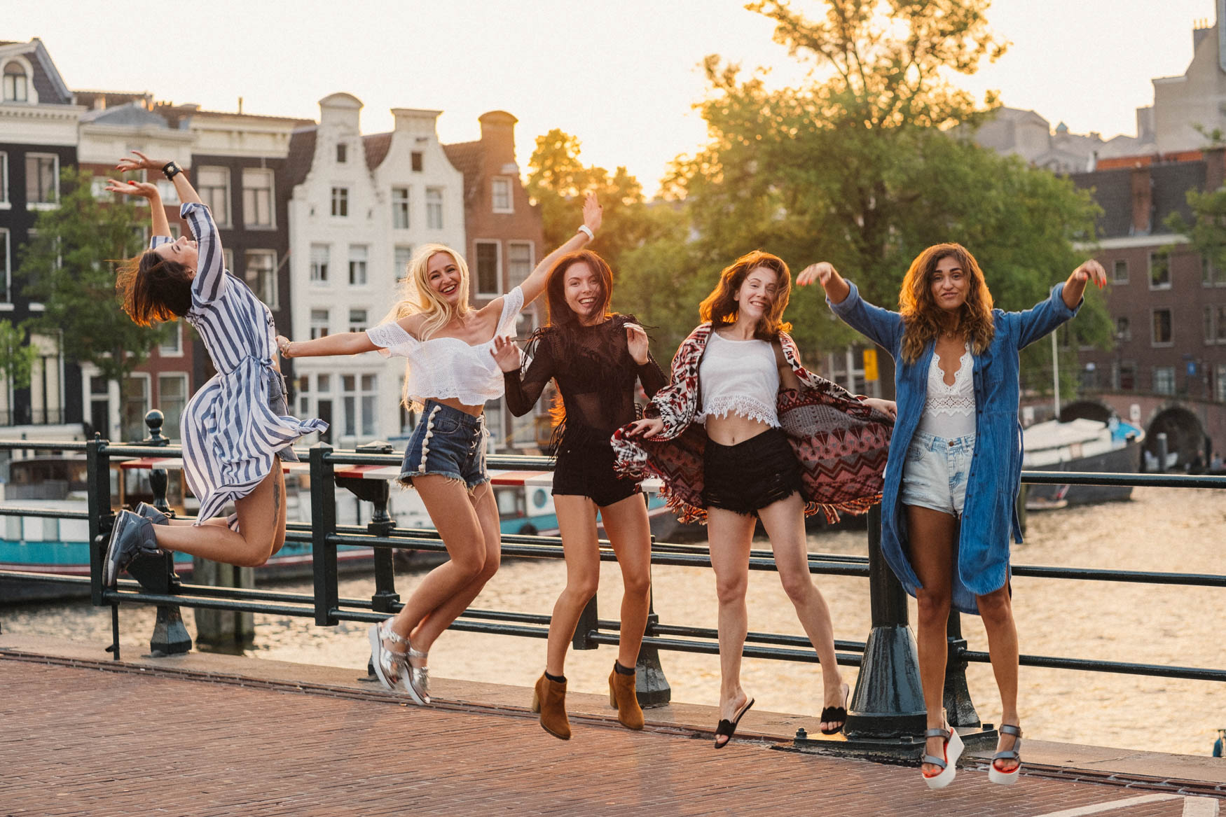 Candid Hen's Party Photoshoot in Amsterdam