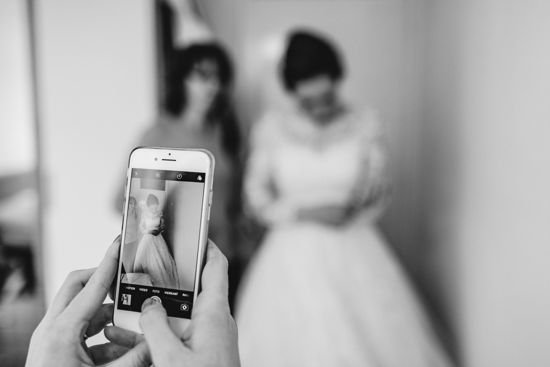 bridal getting ready