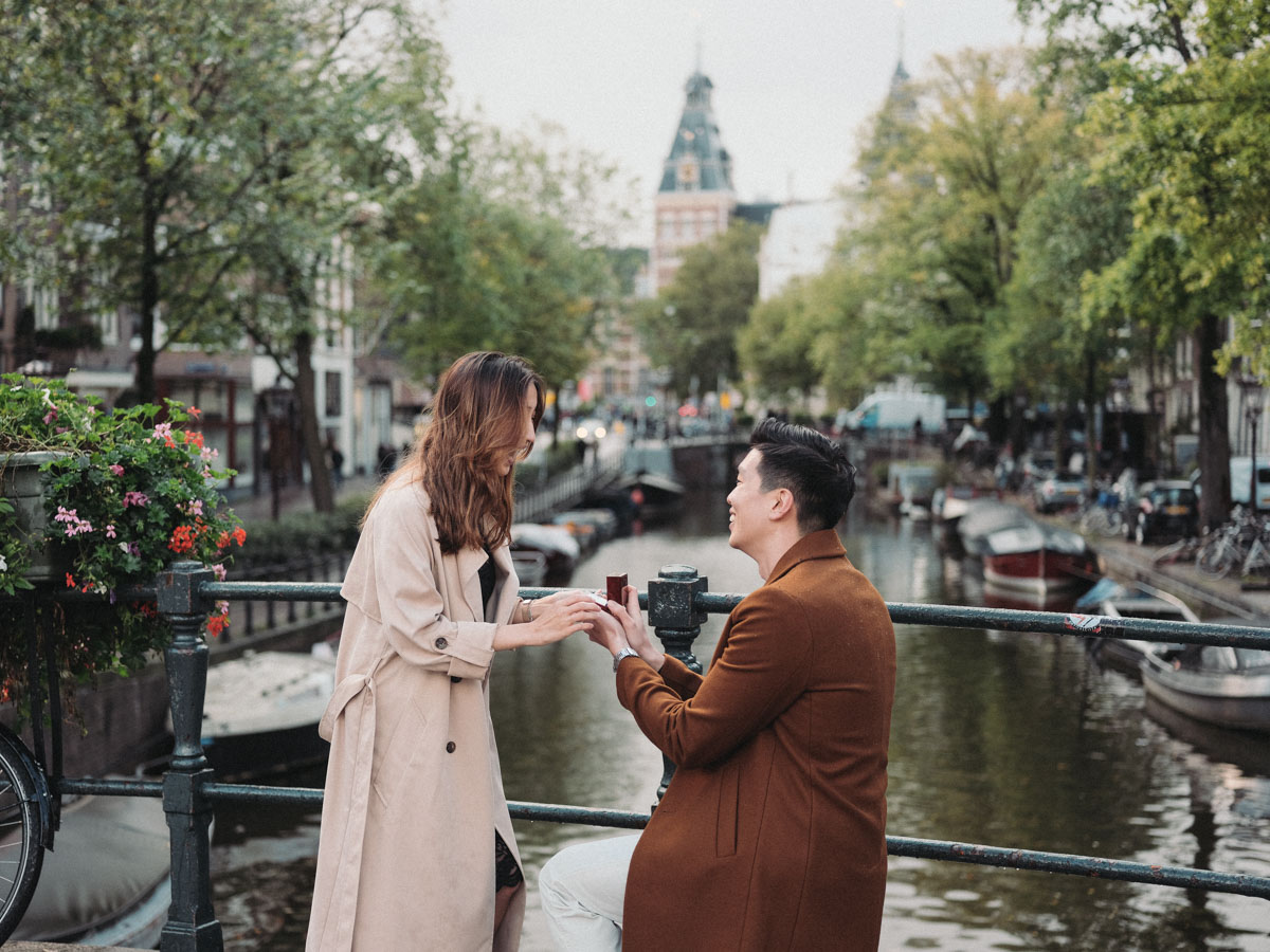 Candid Couple Proposal Photographs