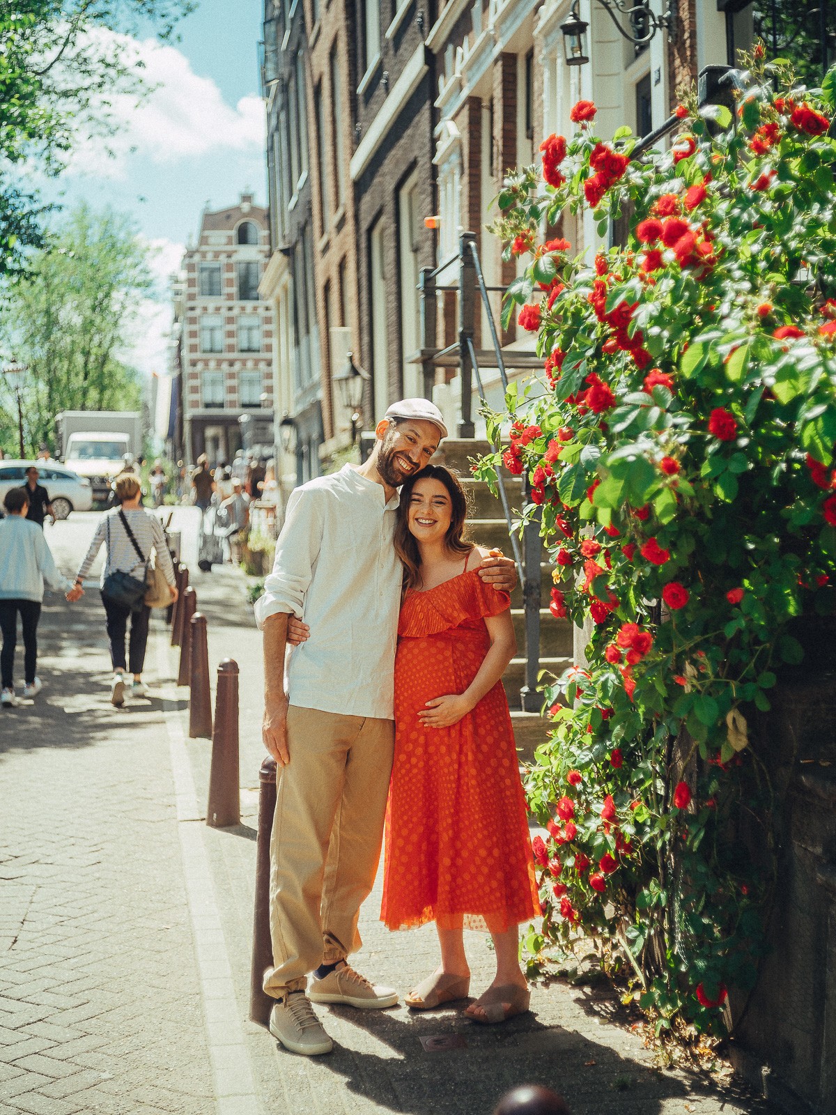 pregnancy couple photography amsterdam