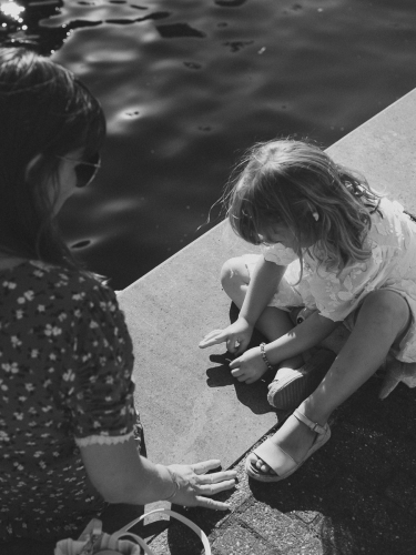 Genuine Mother and Daughter Family Pictures in Amsterdam