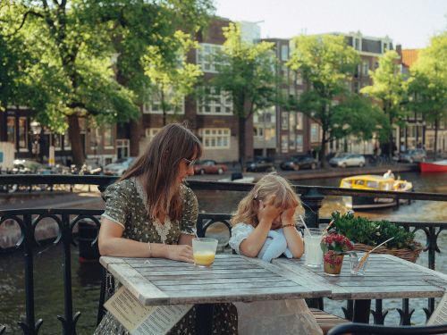 Real-life Mother and Daughter Photographs in Amsterdam