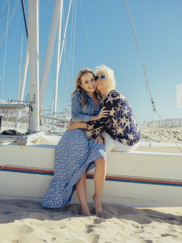 Vivid Mother and Daughter Beach Portraits