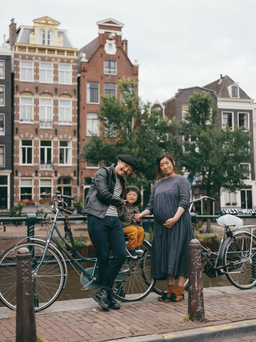 Japanese Pregnancy Photo Session in Amsterdam