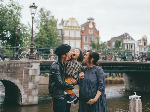 Japanese Family Photoshoot in Amsterdam
