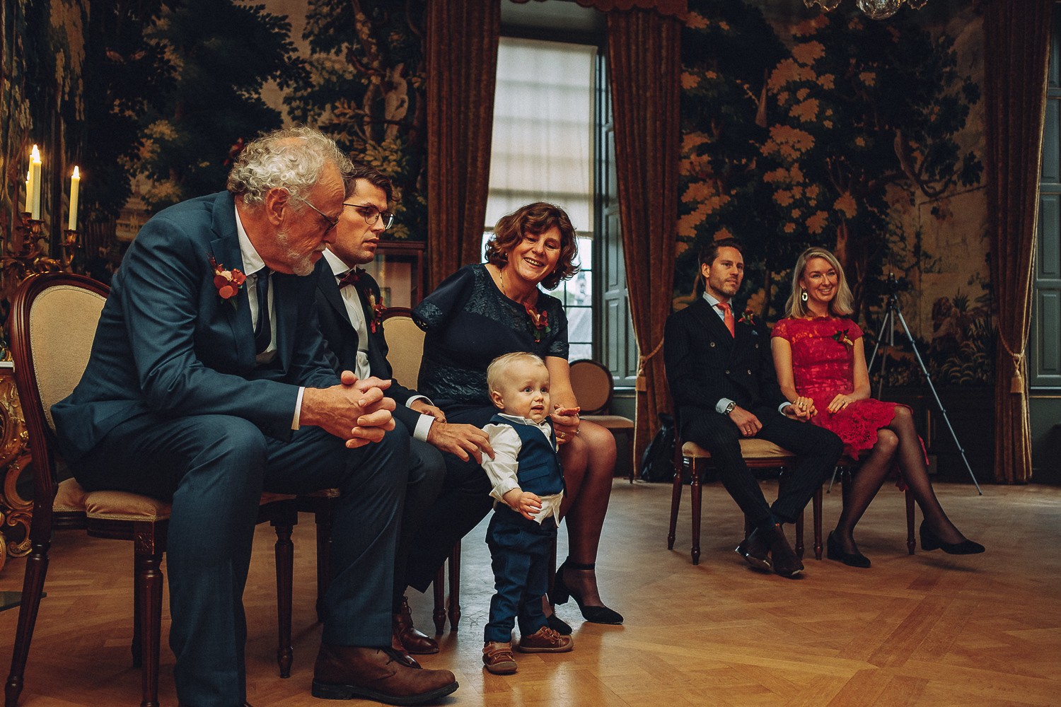 zuylen castle wedding ceremony photography