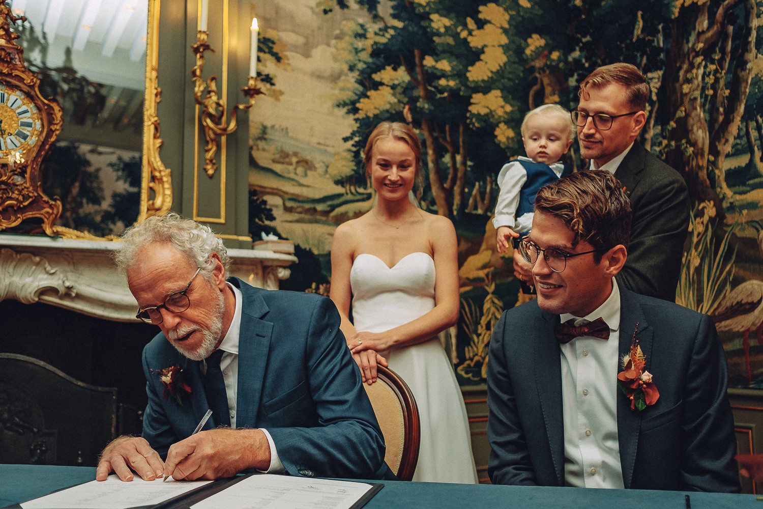 zuylen castle wedding ceremony photography