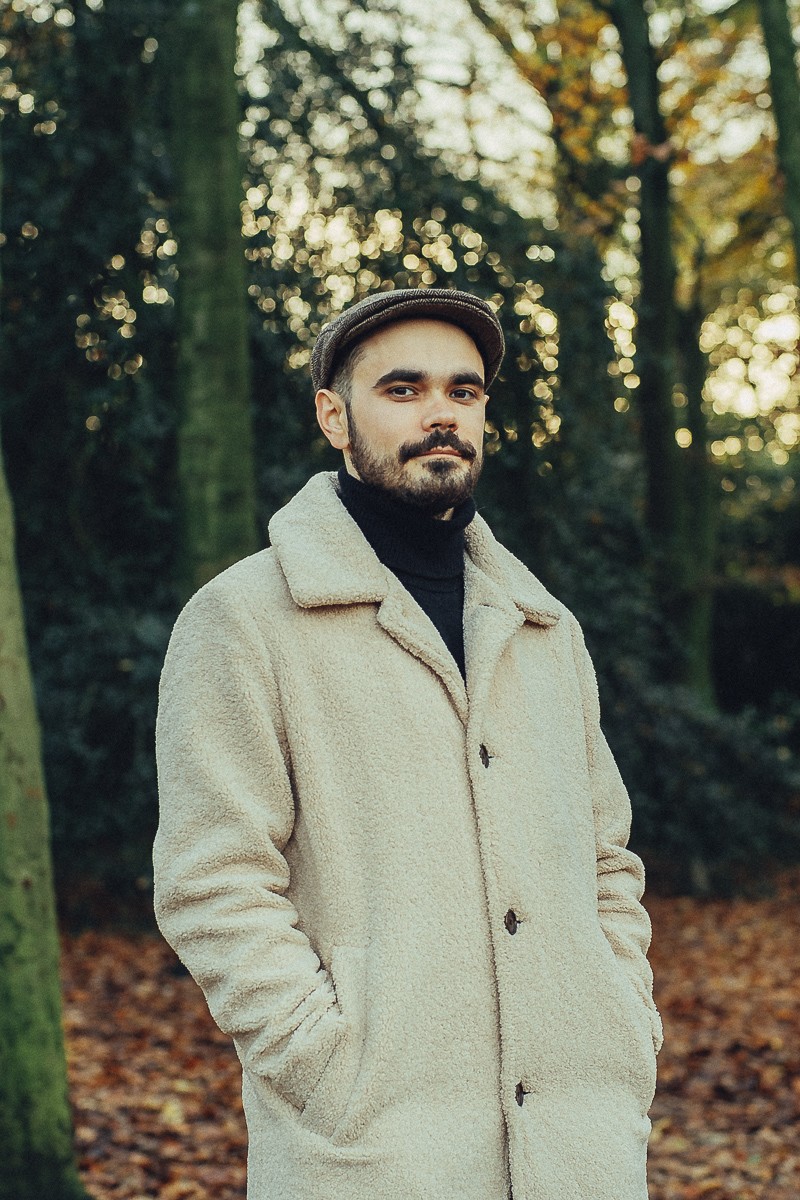 cinematic portrait in amsterdam