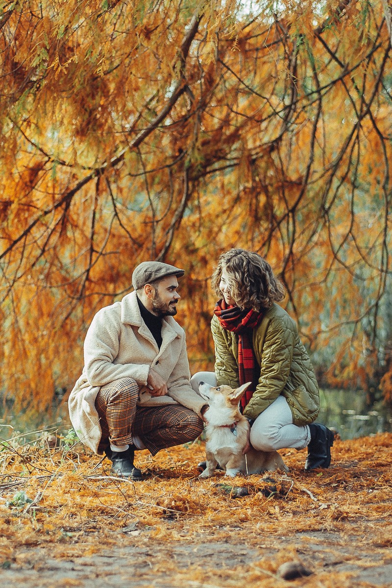 couple with dog loveshoot amsterdam