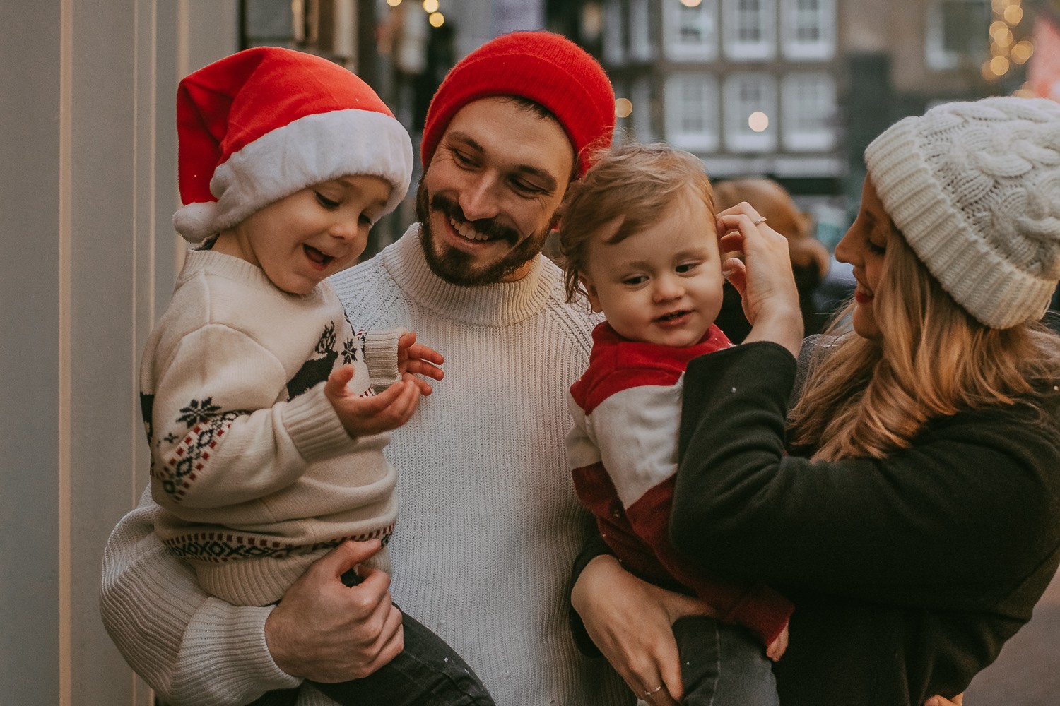 Candid Winter Family Photography in Amsterdam