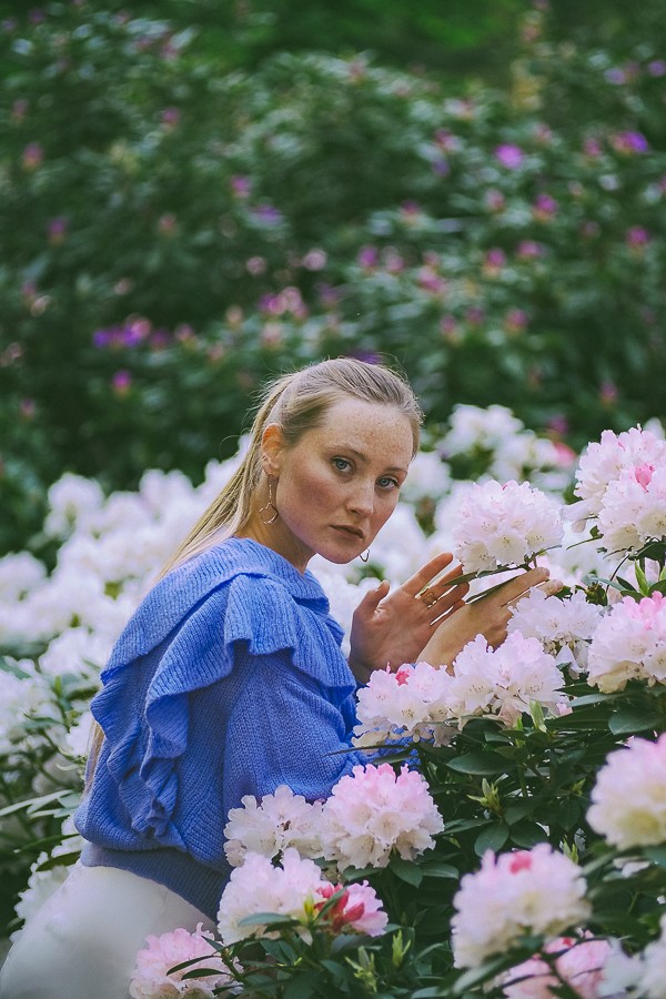 Creative Amsterdam Spring Blossom Portrait Photographer