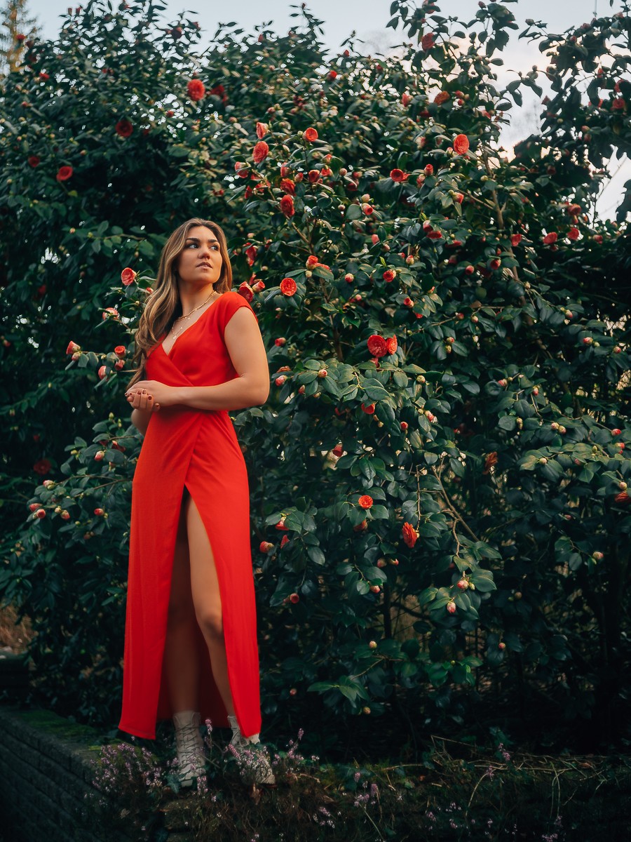 floral photosession in amsterdam