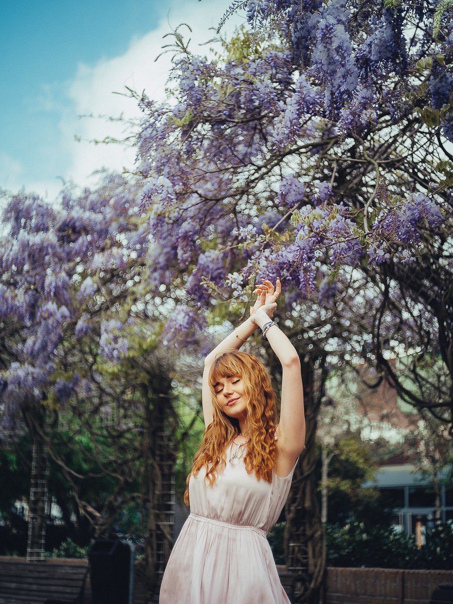 Flower blossoms photoshoot in the Netherlands