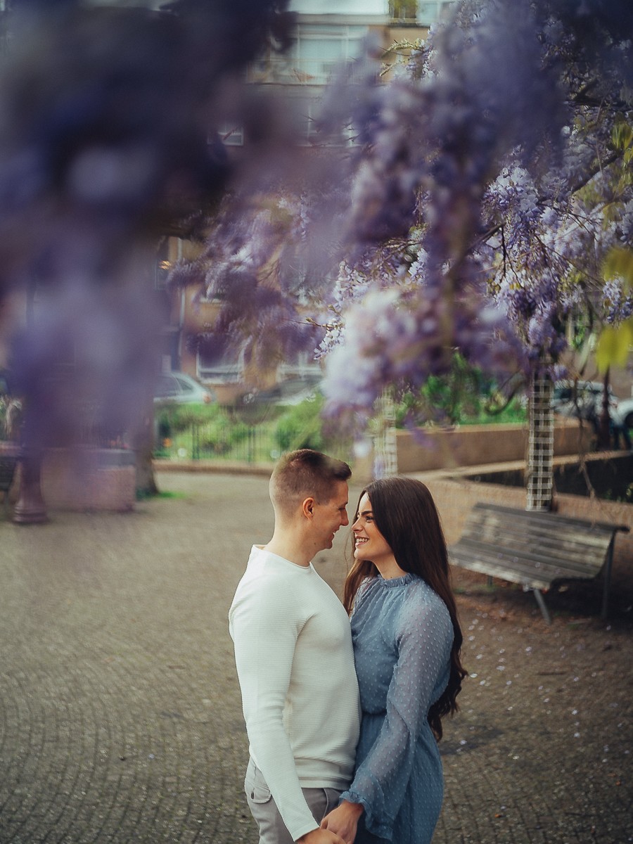 Romantic couple photoshoot