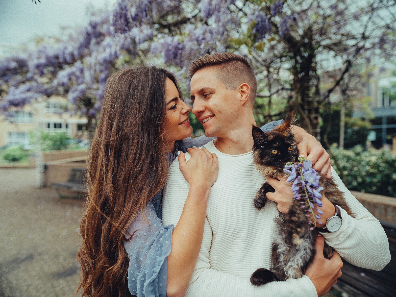 Atmospheric couple portraits