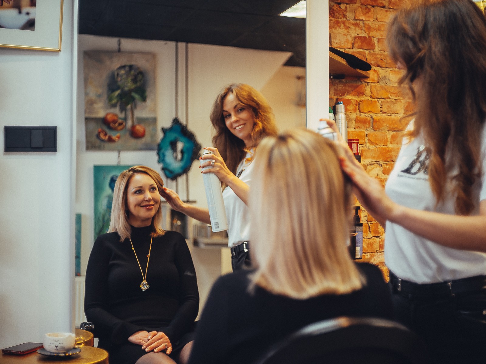 Atmospheric Company Branding Photos for Modern Hair Studios