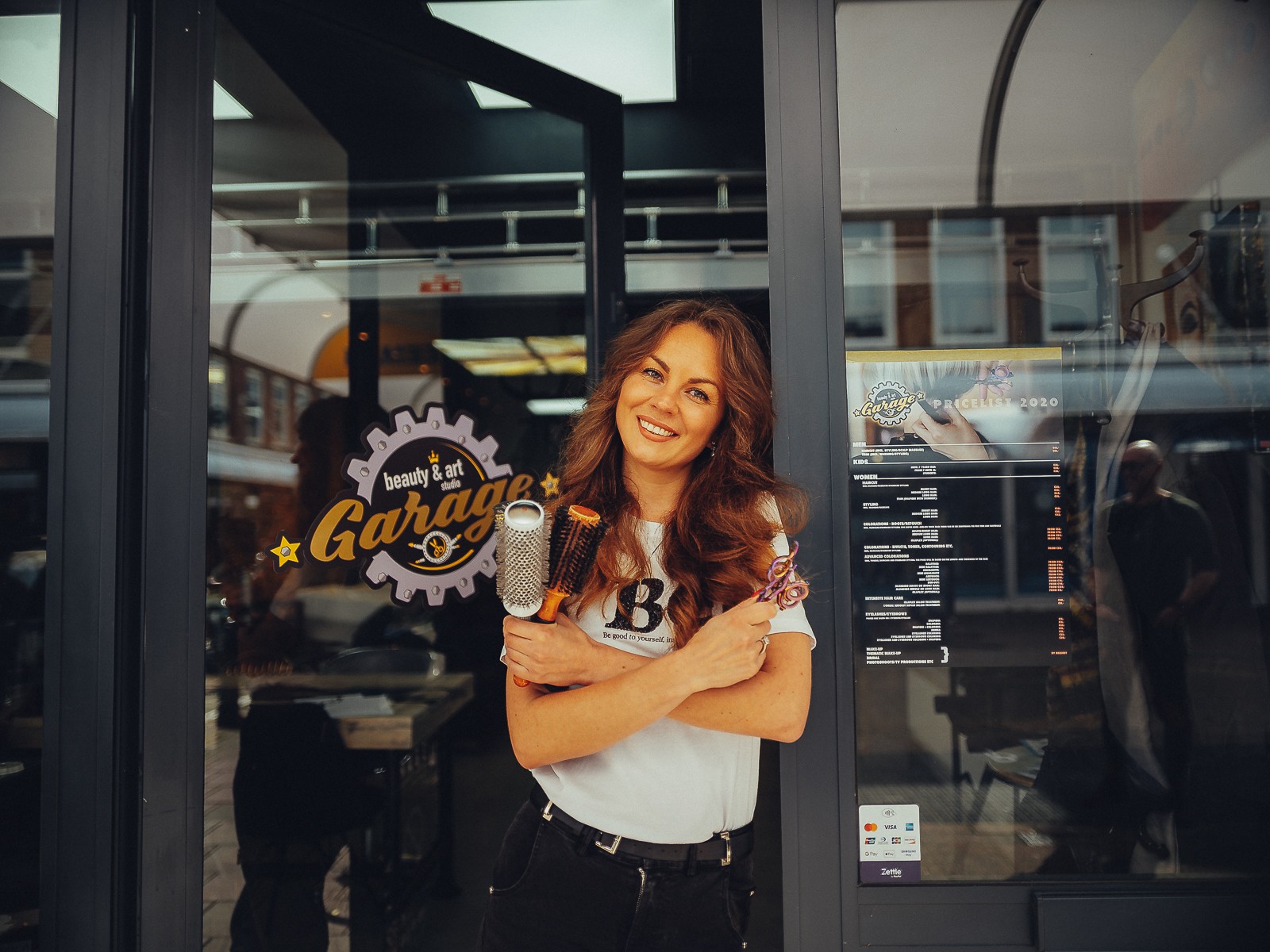 Cinematic Company Branding Photos at Hairdresser Studio in Haarlem
