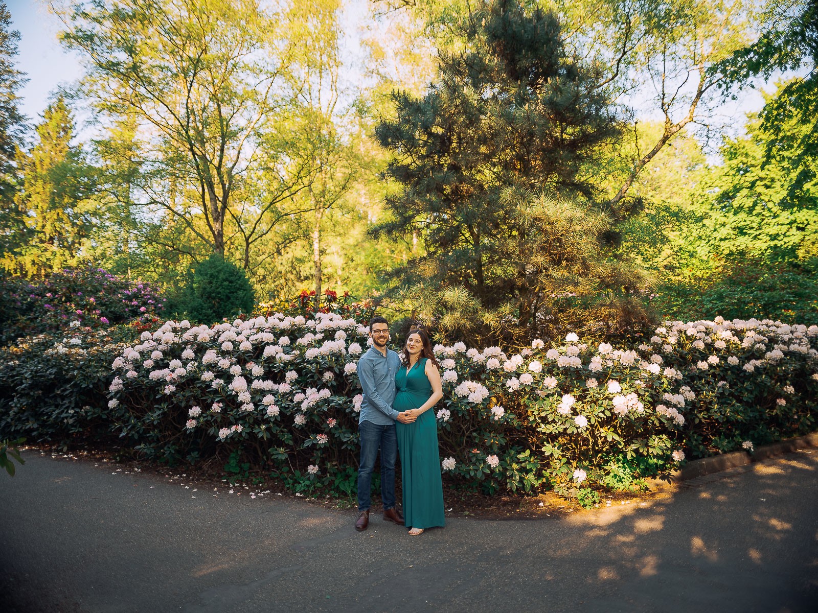 aesthetic pregnant belly portraits