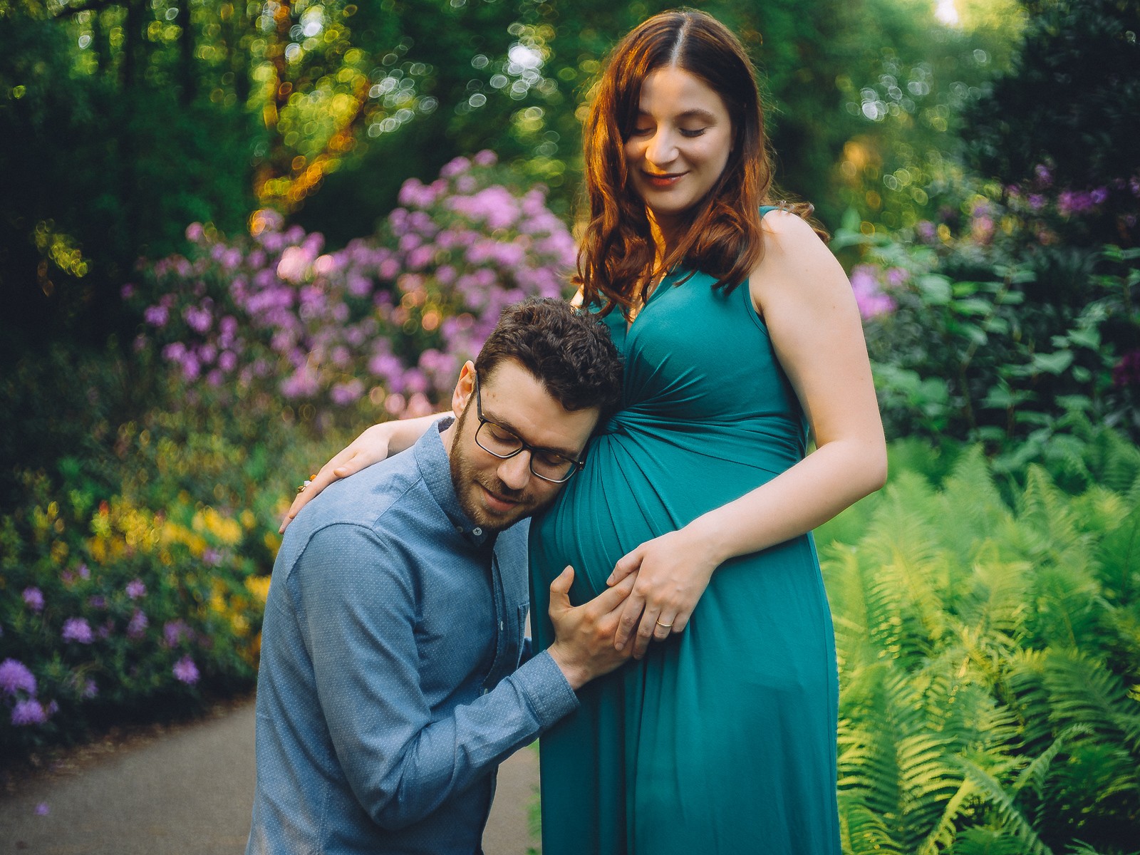 spontaneous maternity photoshoot in Amsterdam
