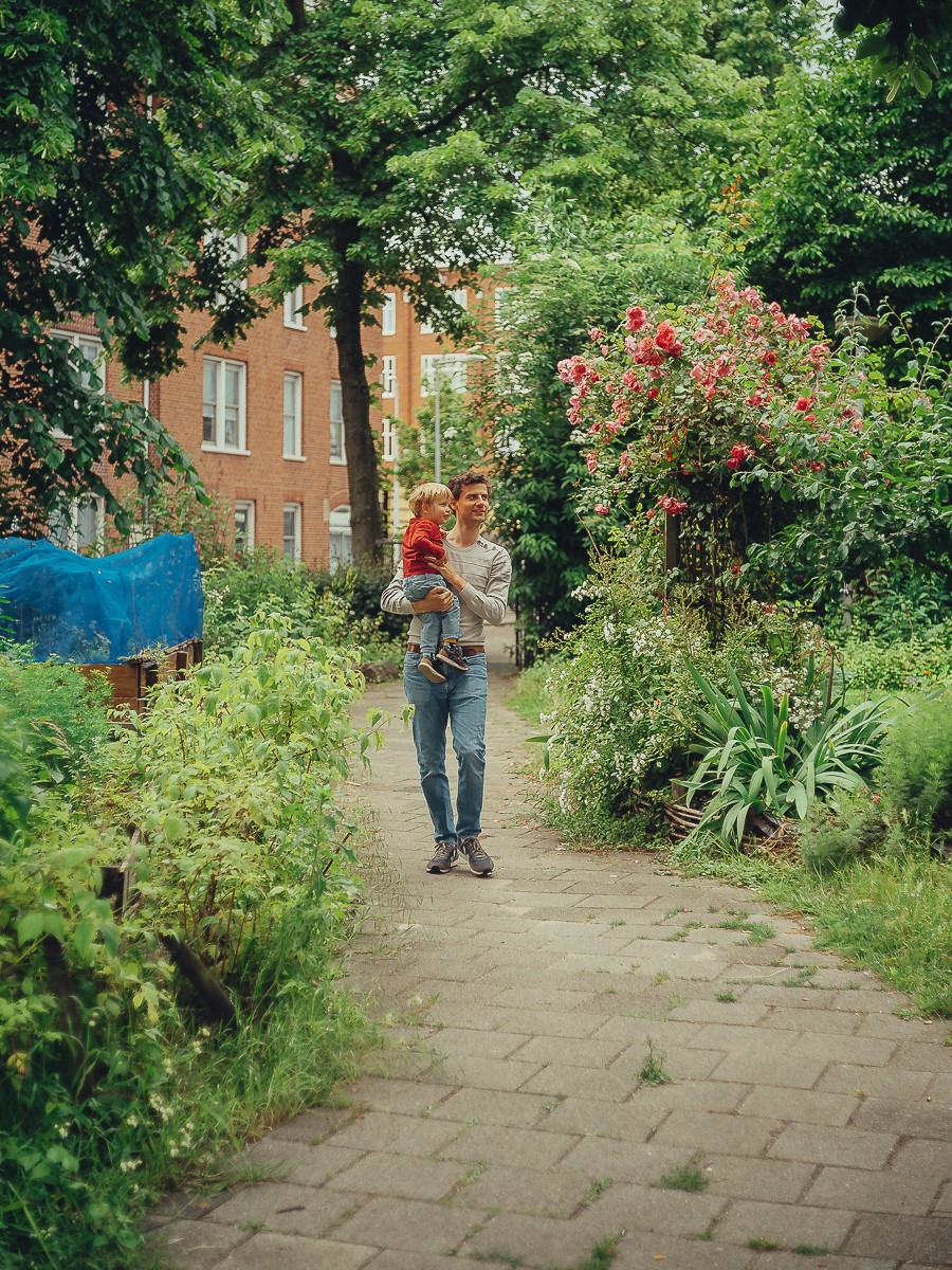 father and son photography session in Amsterdam