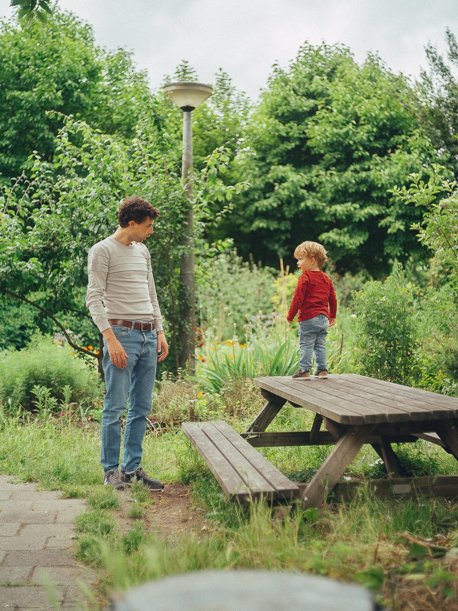 father and son photoshoot in amsterdam