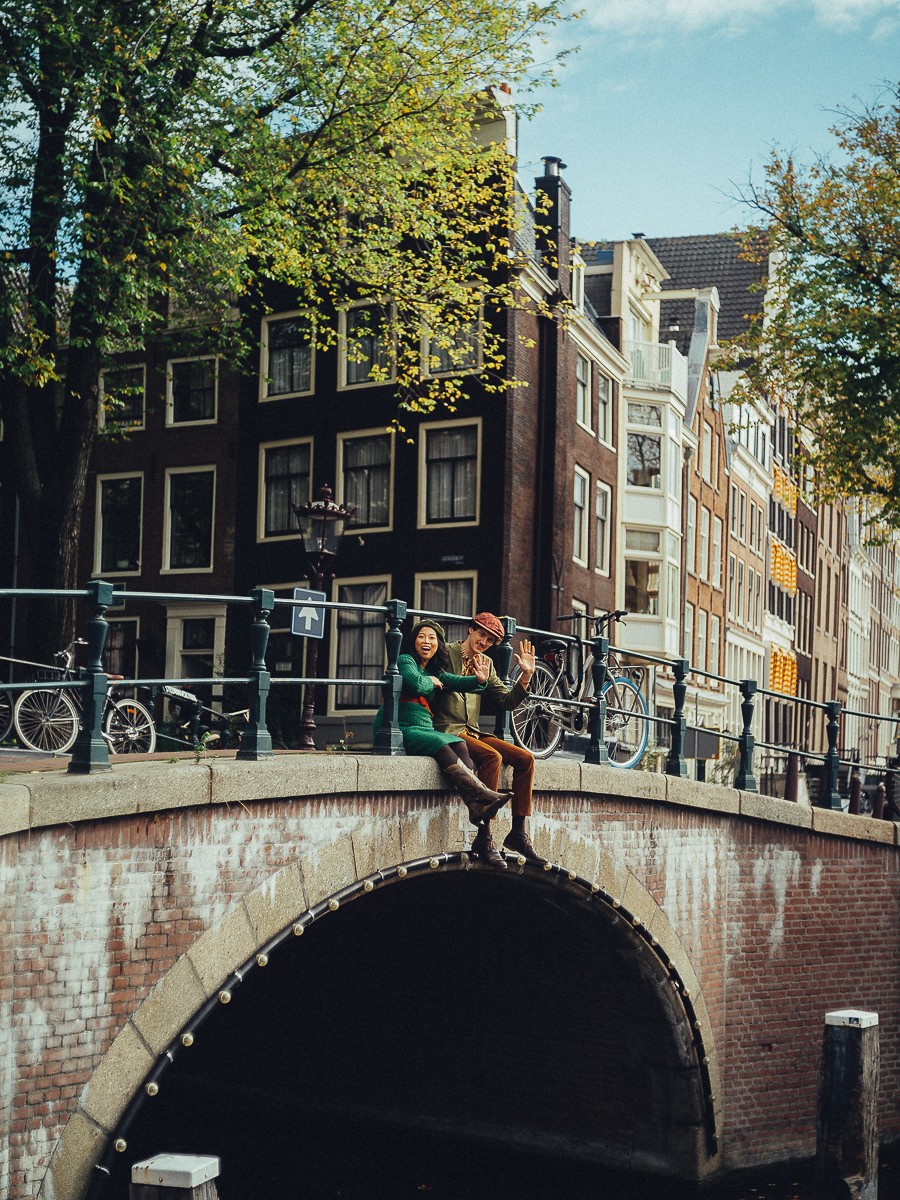 natural family photowalk in Amsterdam