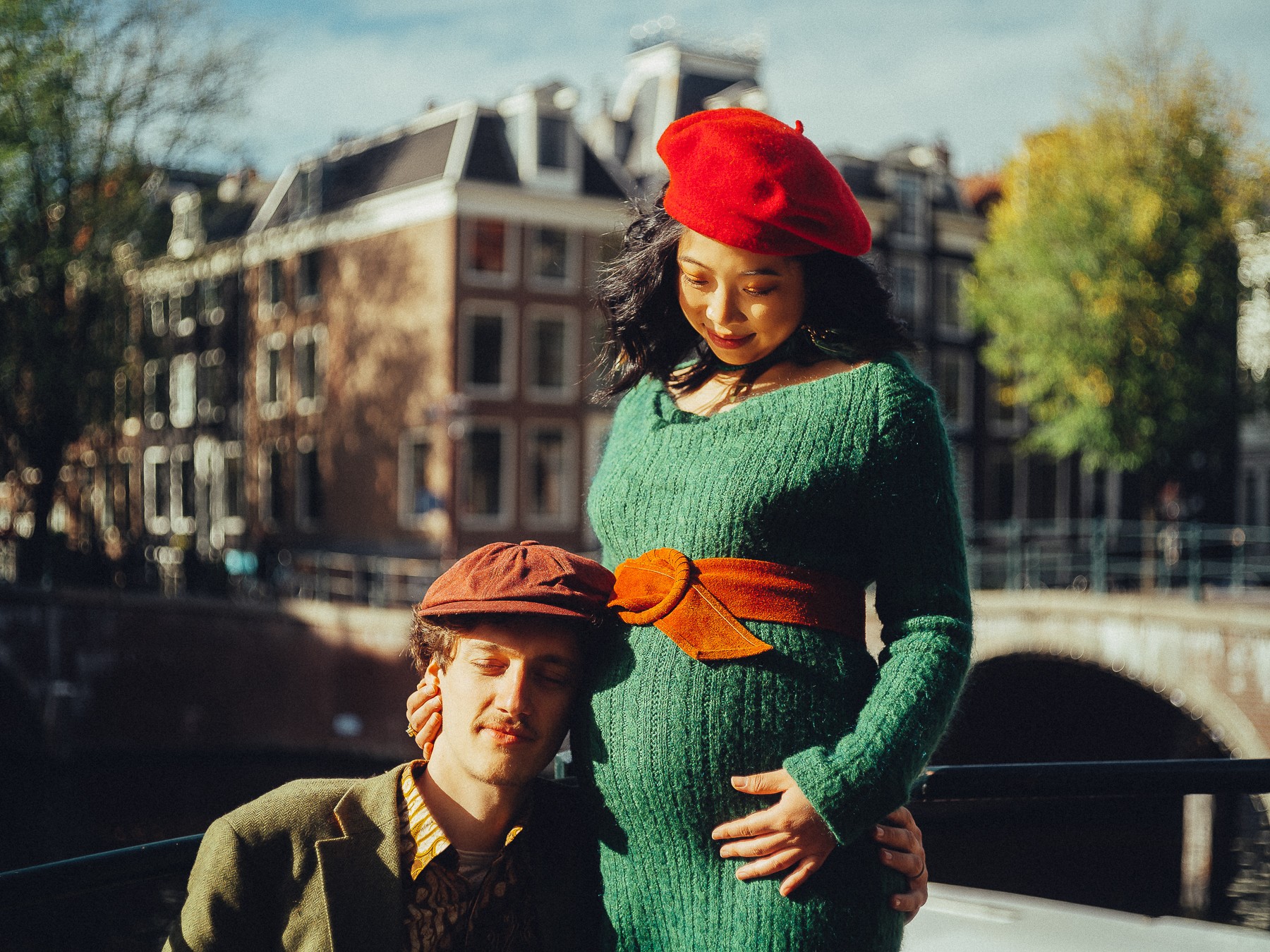 maternity photoshoot in Amsterdam