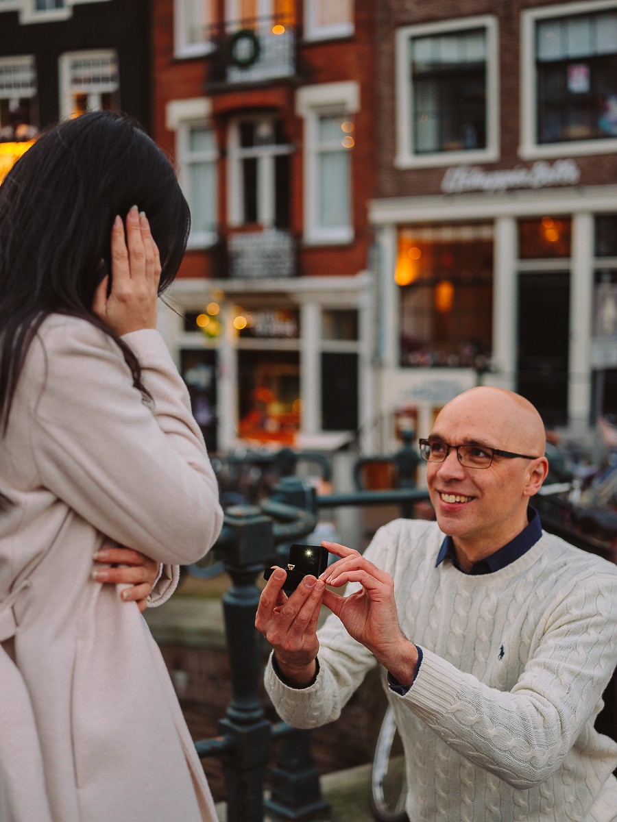 proposal photography session in Amsterdam