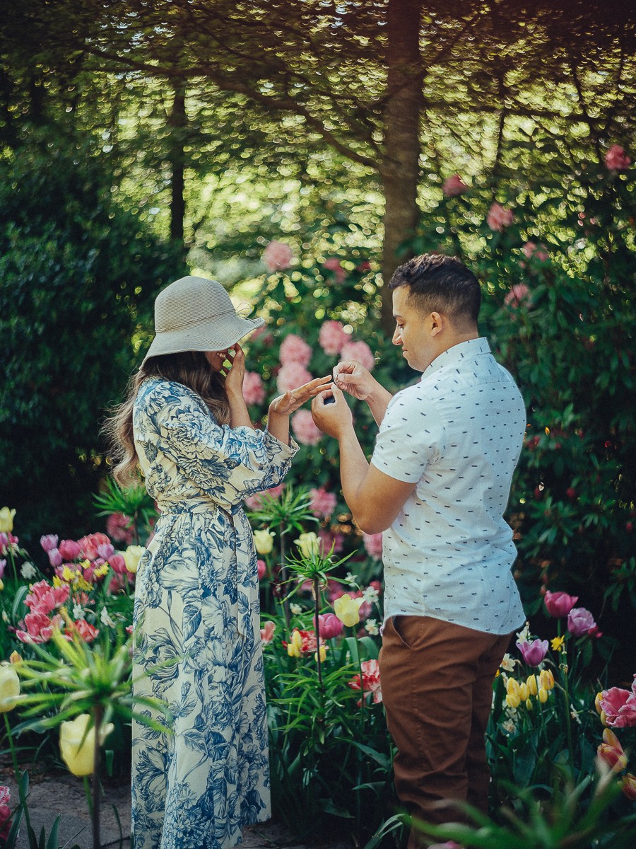 Couple Wedding Proposal Photography