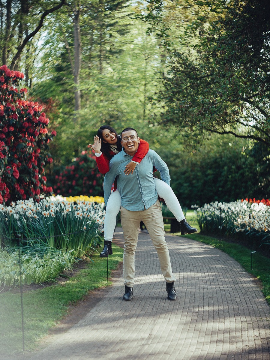 Natural Proposal Photography at Keukenhof