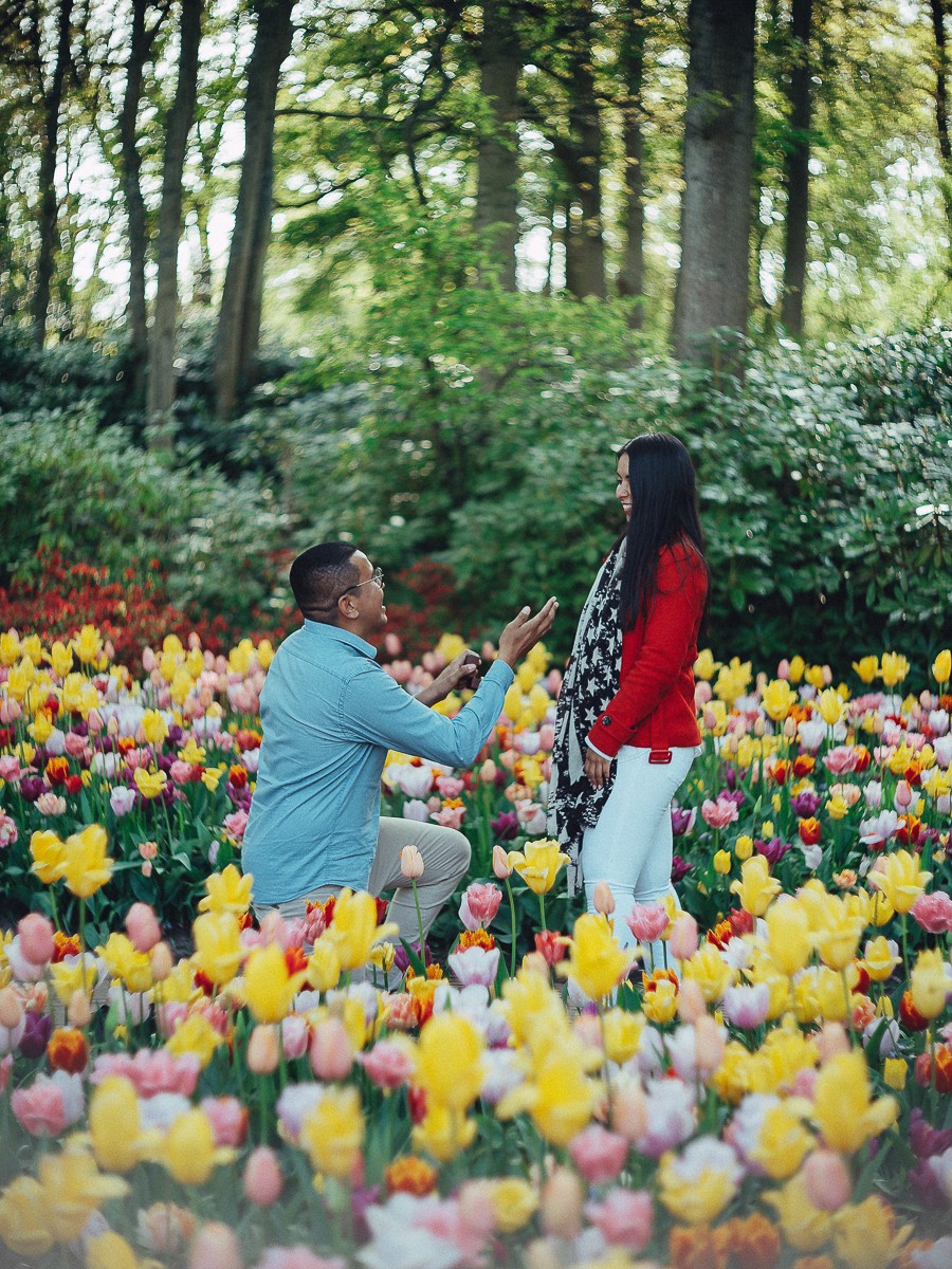 Proposal Photography at Keukenhof
