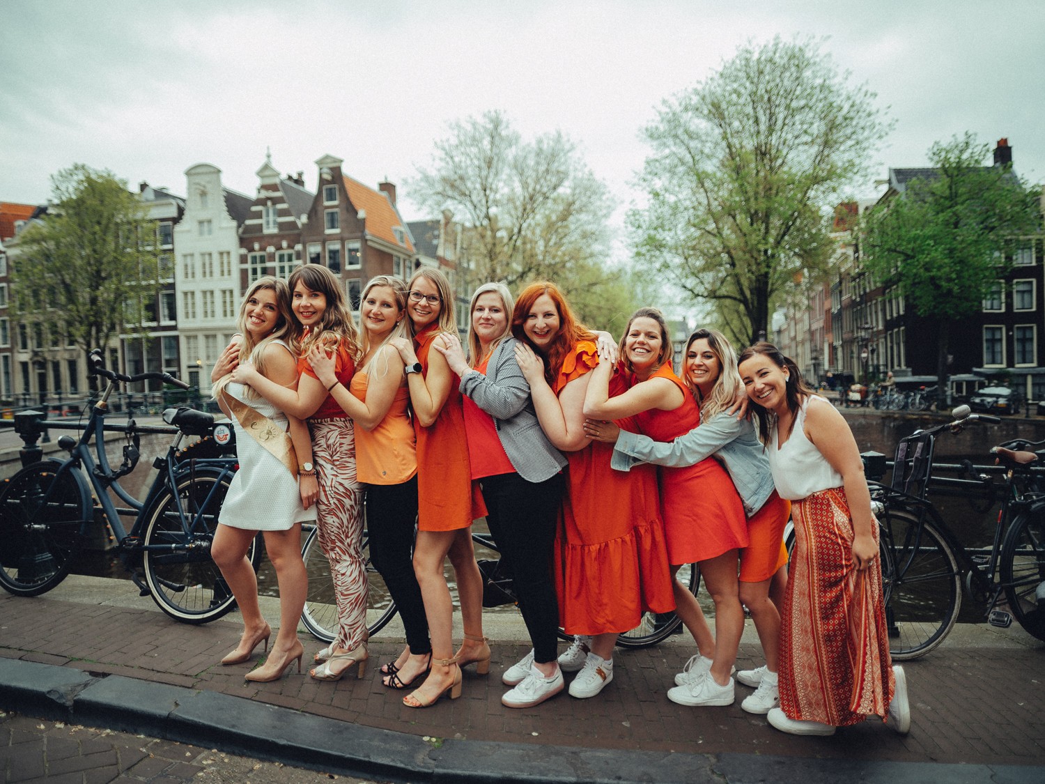 Candid Bachelorette Pictures in Amsterdam