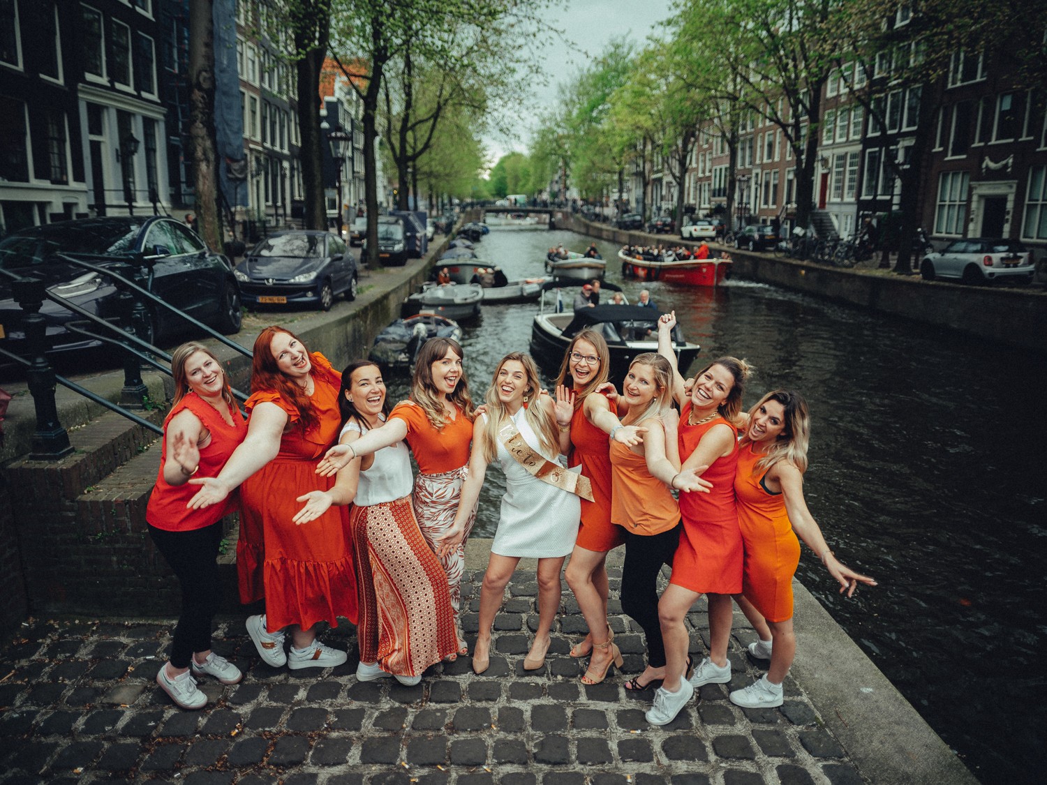 Unstaged Hen Party Pictures in Amsterdam