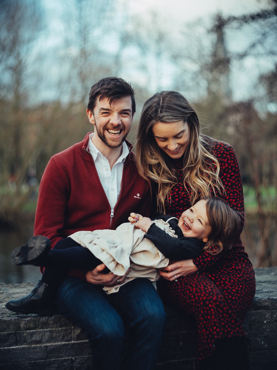 Unstaged Family Photo Session by the Lake