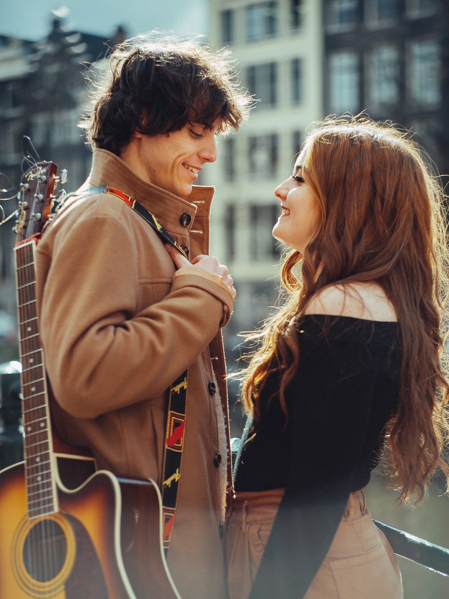 Amsterdam Couple Engagement Photographs