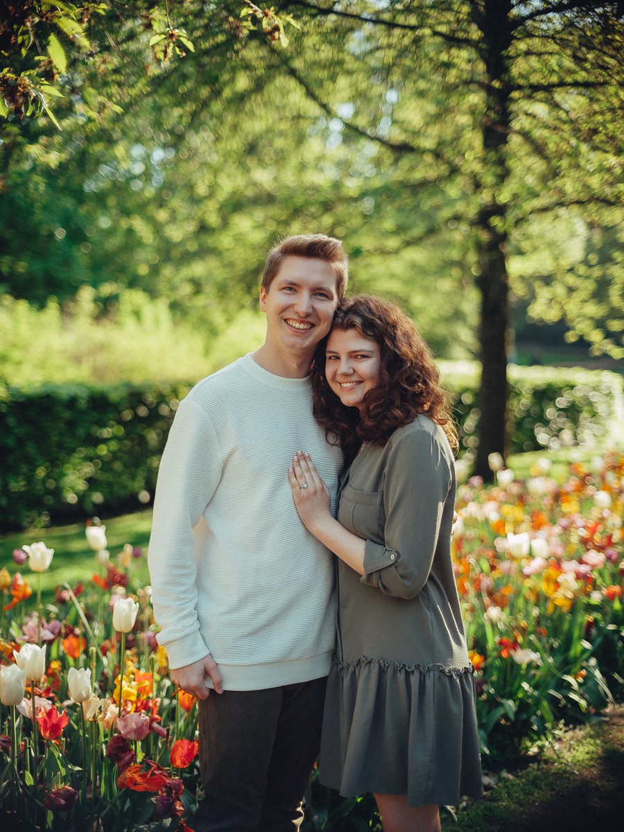Intimate Keukenhof Engagement Photoshoot
