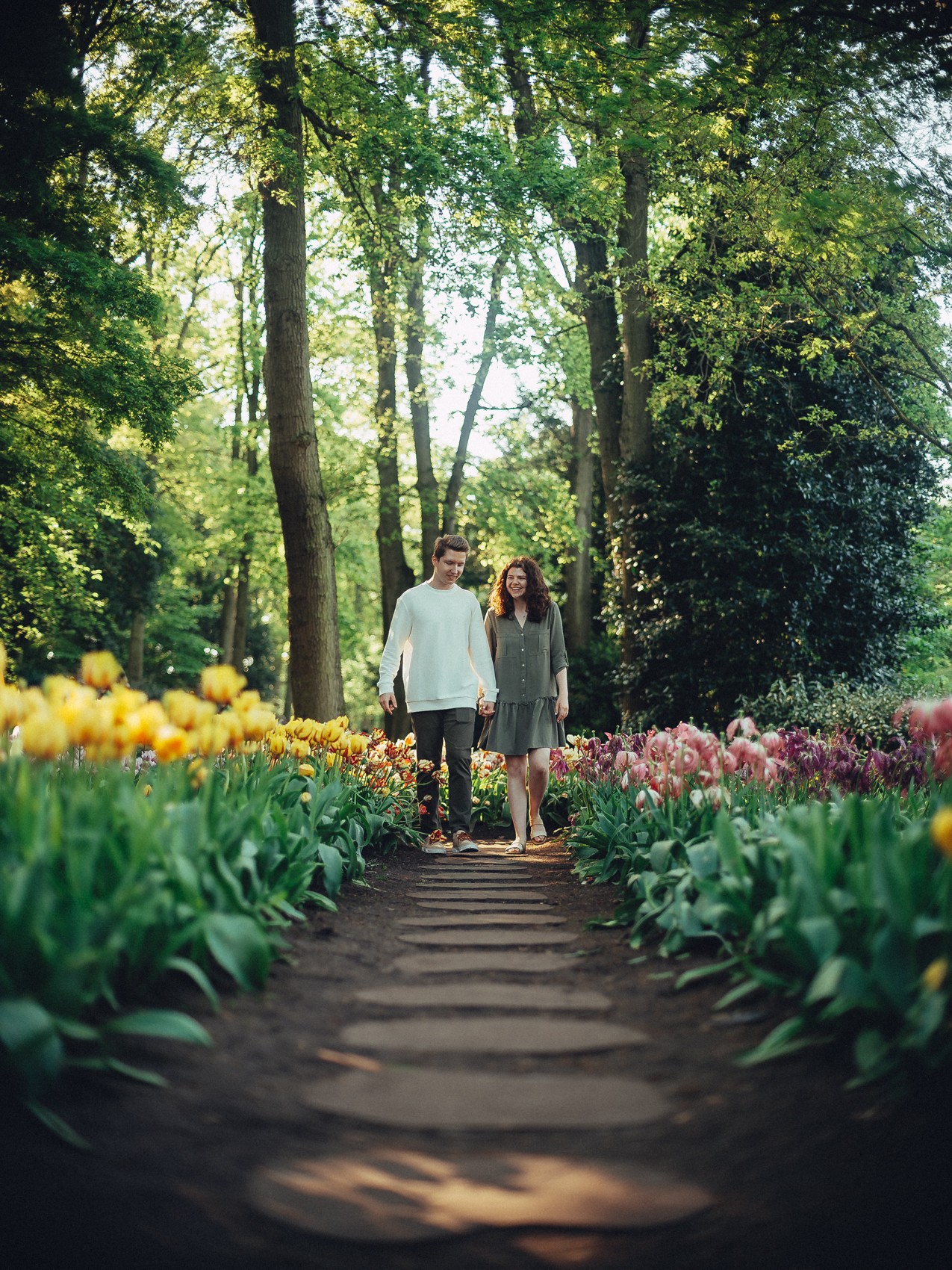 Cinematic Keukenhof Engagement Photography Session