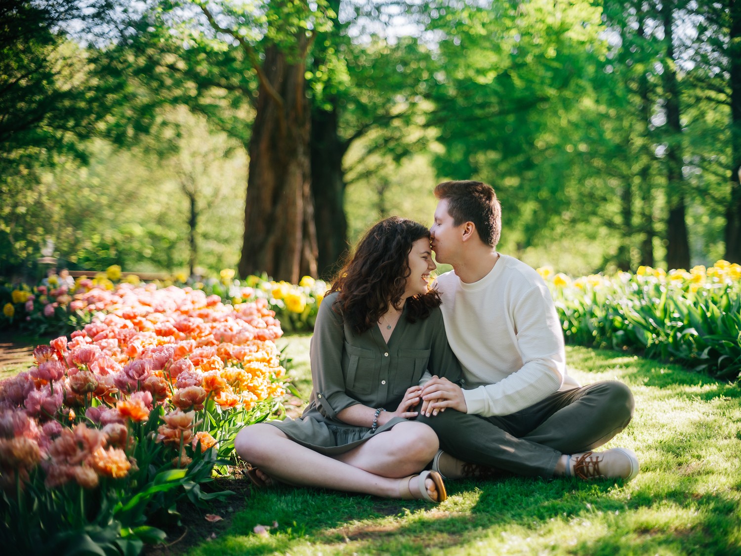 Sensual Dutch Tulips Proposal Photography