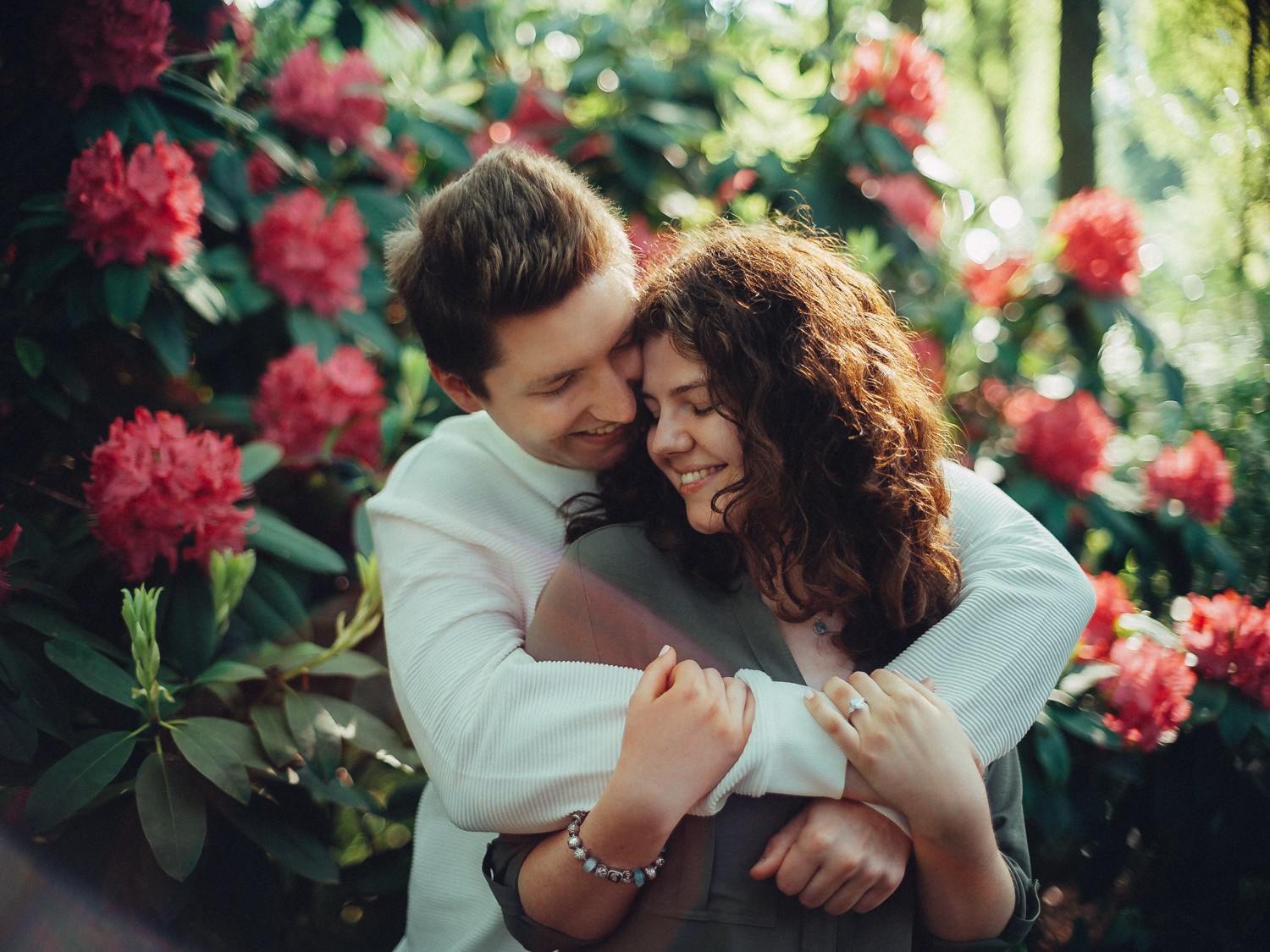 Wedding Proposal Photoshoot in Keukenhof