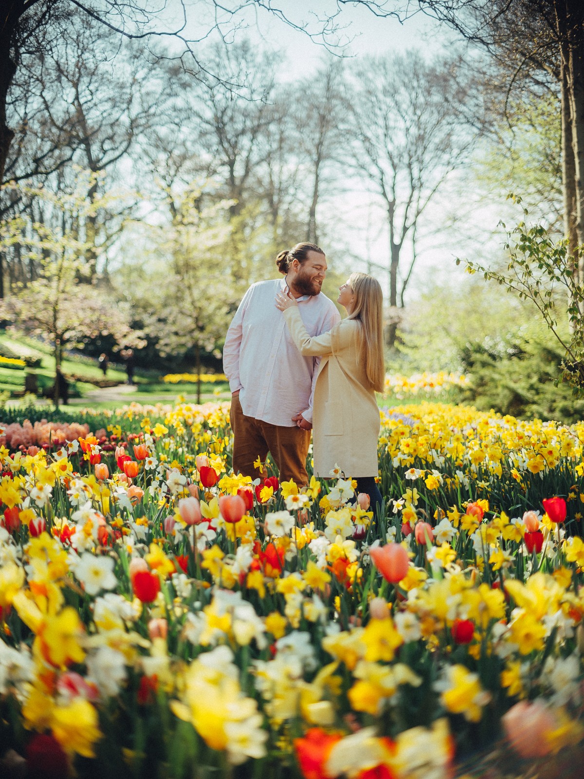 Surprise Proposal Photographer in Keukenhof