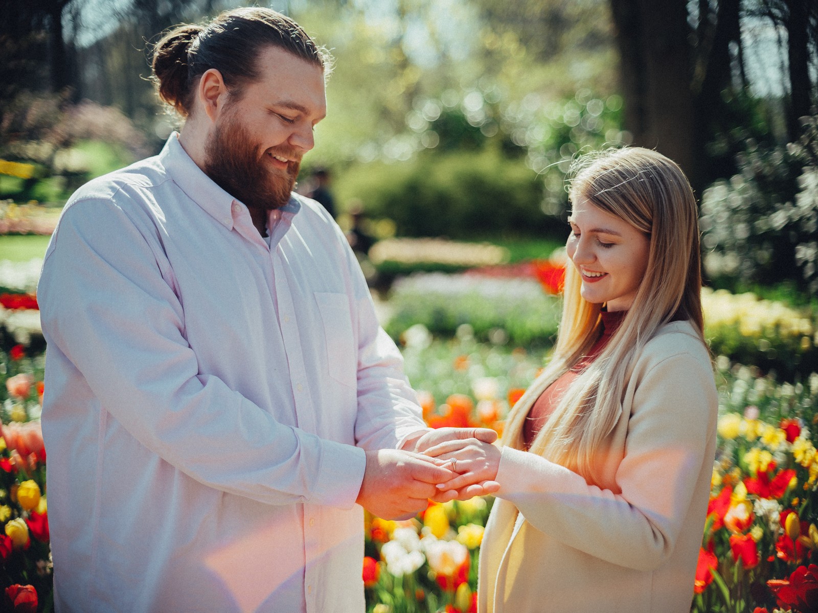 Proposal Portrait Session in Keukenhof
