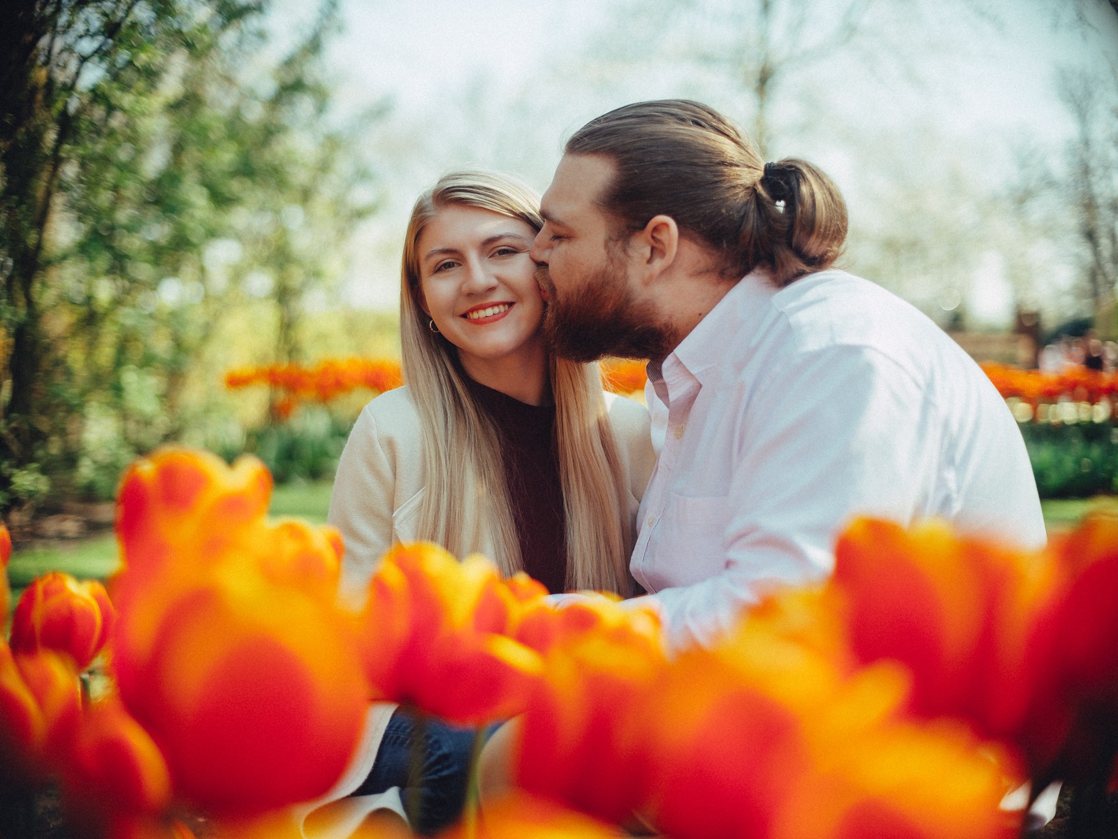 Romantic Proposal Photoshoot Keukenhof