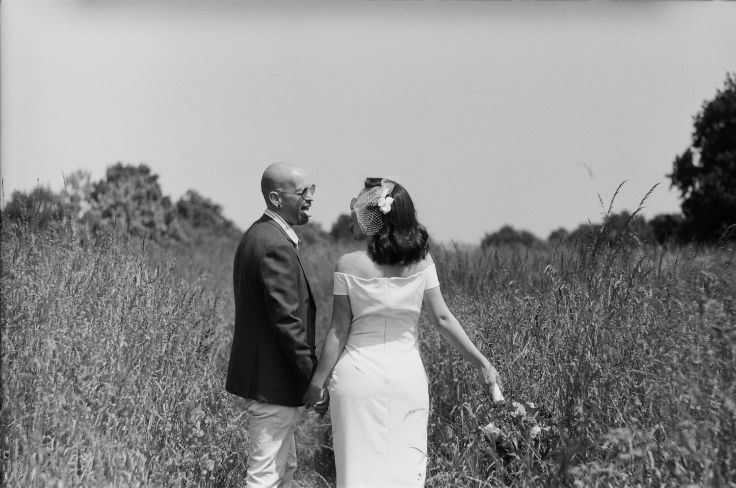 Cinematic Analog Wedding Photography