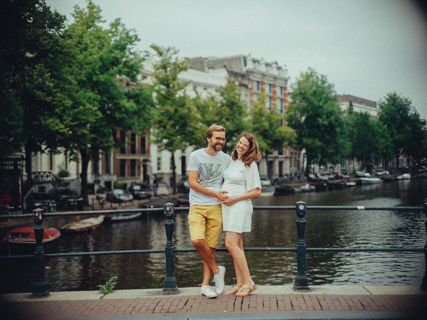 Fun Family Maternity Photos Amsterdam