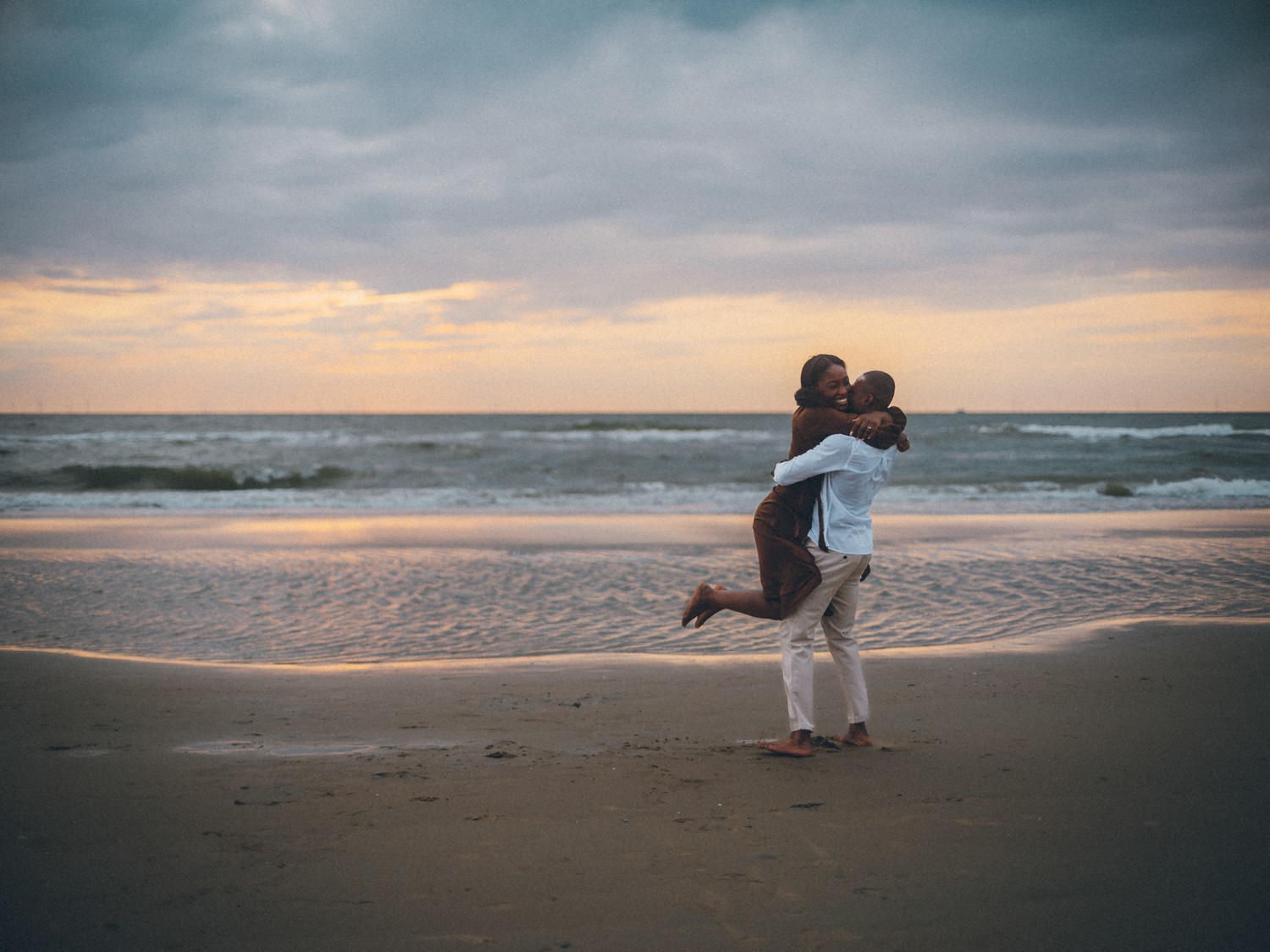 Quality Beach Engagement Photographs Noordwijk