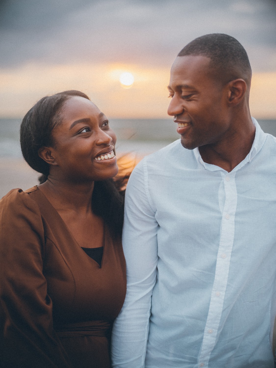 Vibrant Beach Portraits African Couple