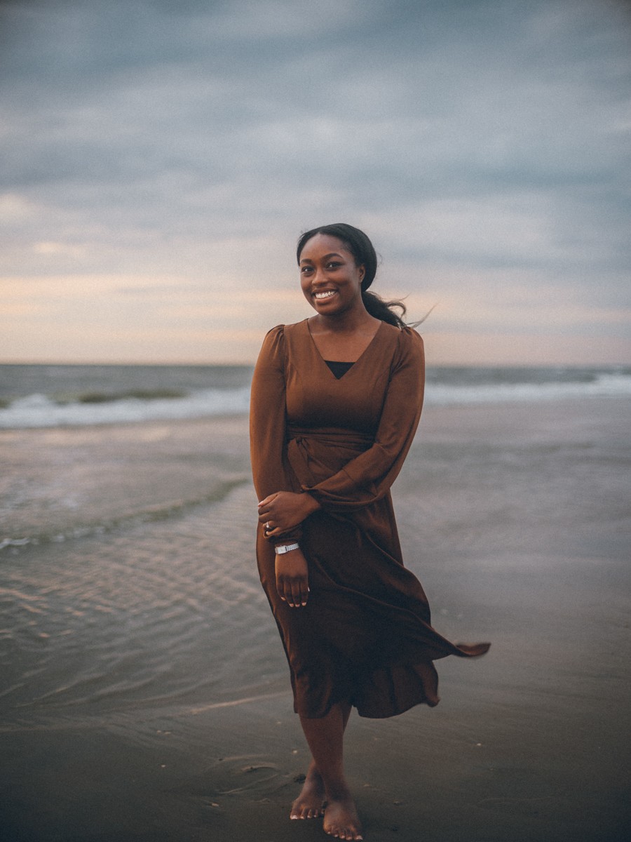 Atmospheric Beach Couple Portraits Noordwijk