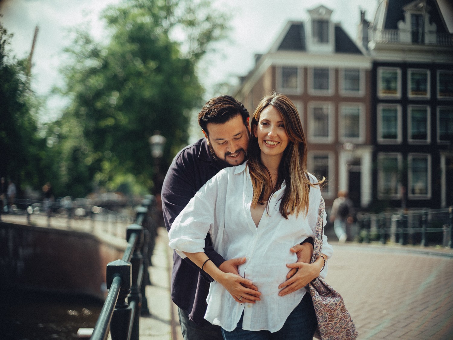 Authentic Pregnancy Photography Session in Amsterdam