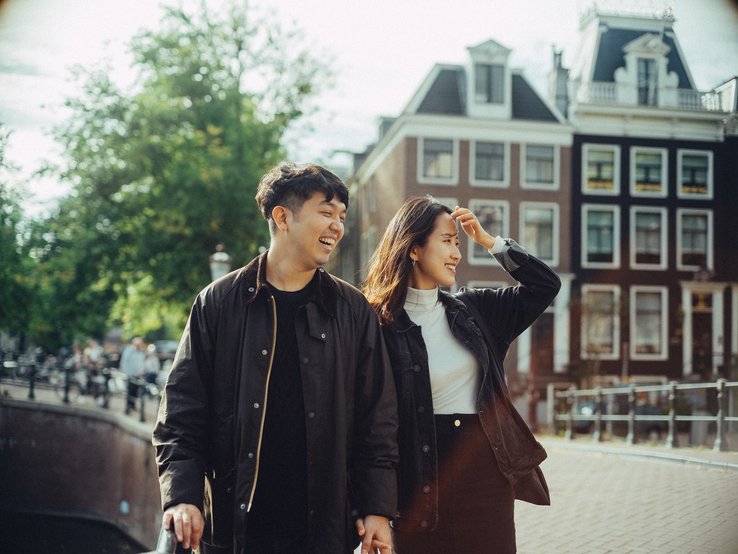 Unstaged Couple Portraits Amsterdam