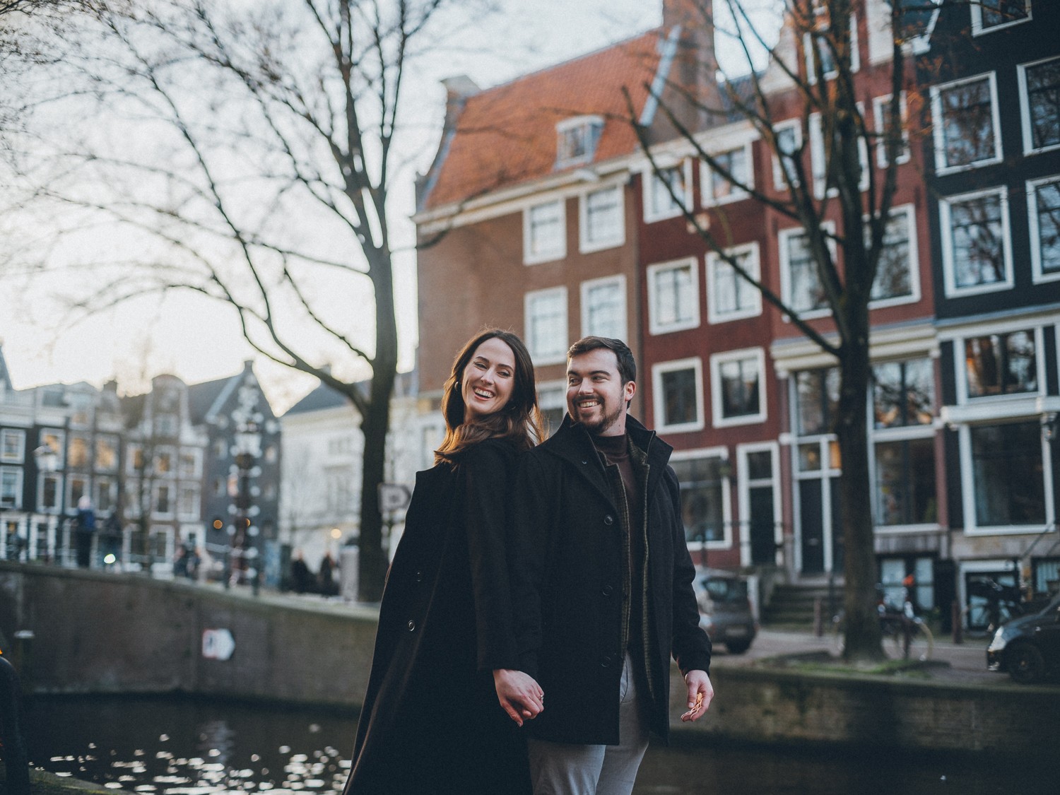 Memorable Couple Portraits in Amsterdam's Historic Center